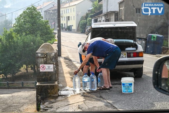 Aftermath of the fire